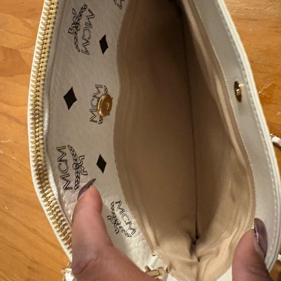 MCM White Clutch Purse - Picture 3 of 5